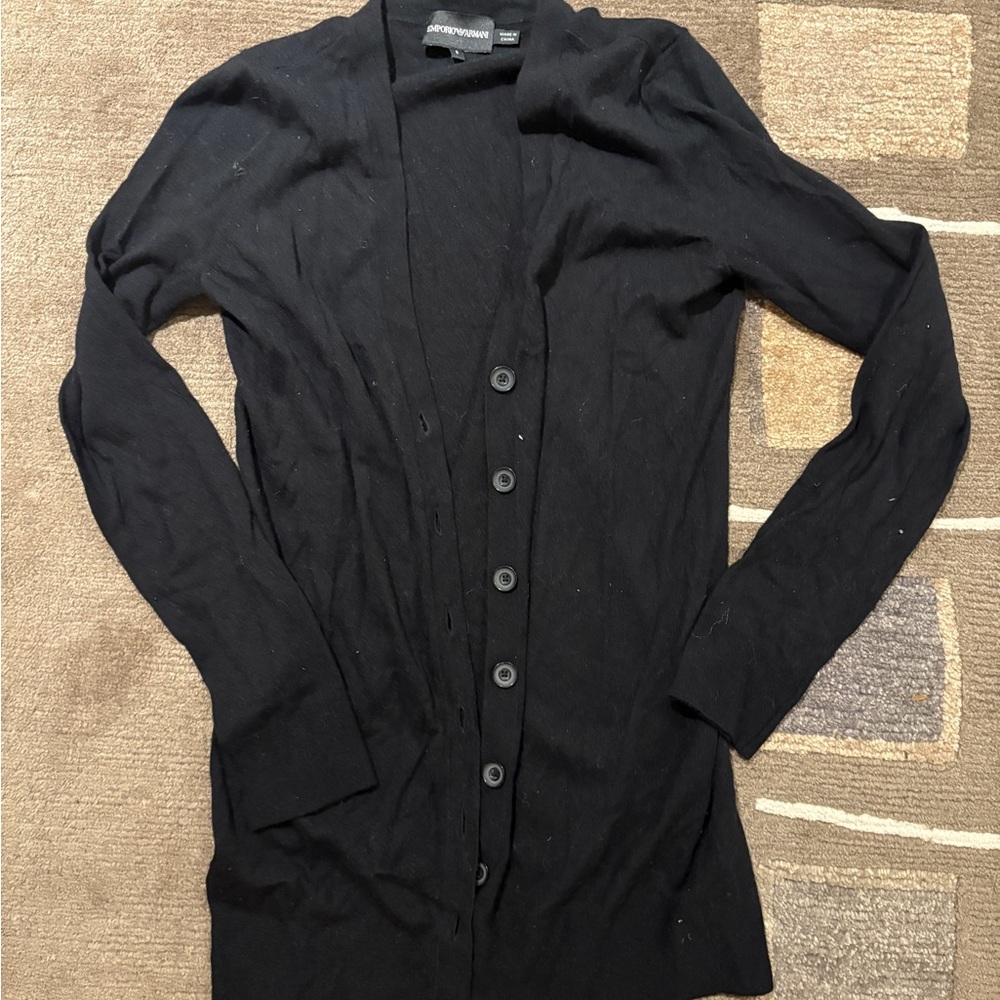 Emporio Armani Black Cardigan